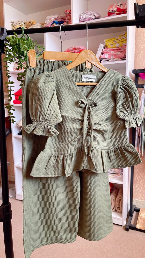 تیشرت شلوار پفکی السا - Image 5