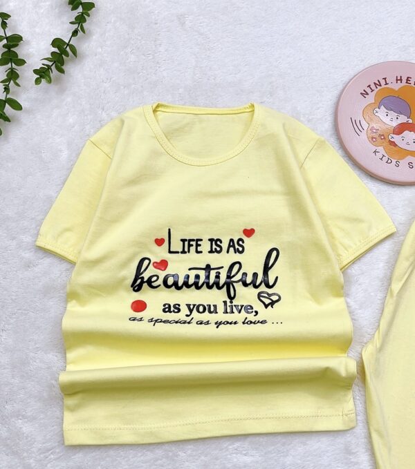 تیشرت شورتک نخ ‌پنبه - Image 2