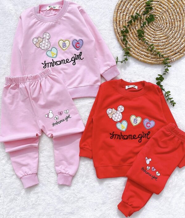 بلوز شلوار دخترانه میکی - Image 1