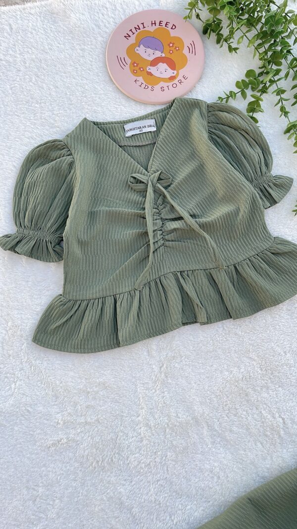 تیشرت شلوار پفکی السا - Image 3