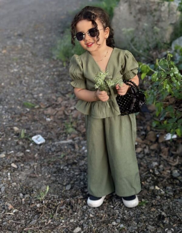 تیشرت شلوار پفکی السا - Image 1