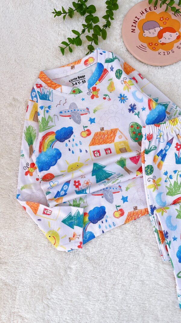 بلوز شلوار نقاشی - Image 3