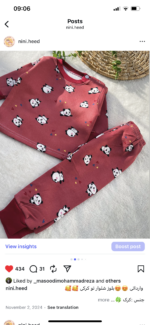 بلوز شلوار تو کرکی وارداتی - Image 4