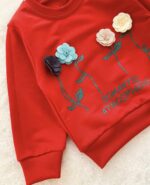 بلوز شلوار دخترانه چهار گل - Image 3