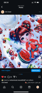 بلوز شلوار دخترانه هندوانه - Image 2